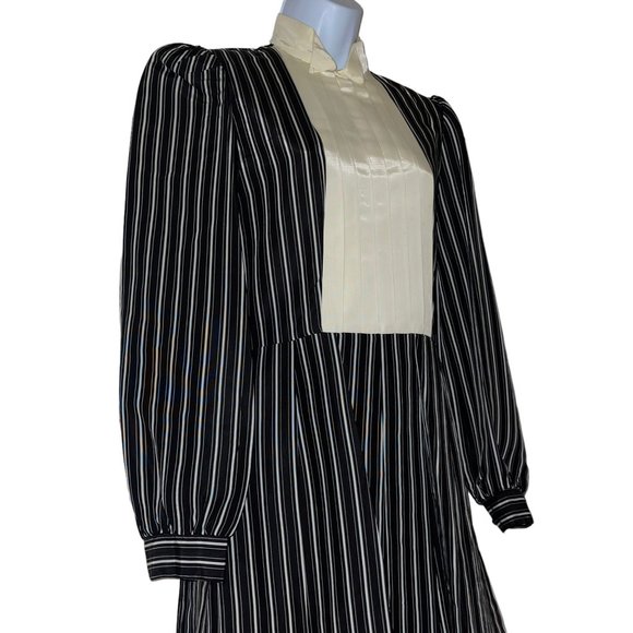 Vintage Nancy Bracoloni for Shangri La Dress Womens 5 6 Costume Goth Union 70s - Picture 3 of 12